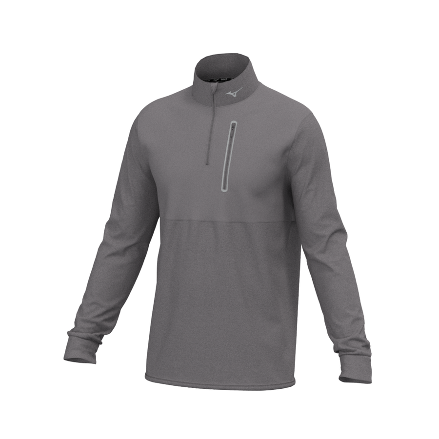 Mizuno Mizuno Melange Reflect 1/4 Zip Charcoal
